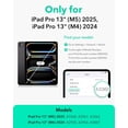 thumbnail image 2 of ESR 2-Pack Armorite Screen Protector Compatible with iPad Pro 13 Inch M5/M4 (2025-2024), Military-Grade 9H Tempered Glass with UltraFit Tray, HD Clarity & Bubble-Free, 2 of 9