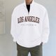 thumbnail image 4 of Gibobby Sudadera ligera hombre Sudadera de Rizo francés de Manga Larga para Hombre Sudadera para Hombre(Blanco,M), 4 of 5