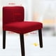thumbnail image 2 of De Silla De Comedor Elásticas Paquete De Funda Deslizable Extraíble Fácil De 6/8 Piezas - Brown-8pcs, Individual Vino Red-6pcs Macarena Cubierta de silla de comedor elástica, 2 of 5