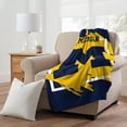thumbnail image 3 of The Northwest Group  Michigan Wolverines 46" x 60" Dimensional Micro Raschel Plush Throw Blanket, 3 of 5