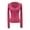 Pink#9527, variant on BOOMNY Women's Sweaters Long Sleeve Sweaters for Women Solid Color Ribbed Fashion Hallow Out Slim Knit Pullover Trendy Tops 2025 Fall Winter Knitwear