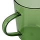 thumbnail image 2 of 380ml Milk Cup Borosilicate Glass Thermal Easy Clean for Kitchens Hotels Cafes Green, 2 of 4