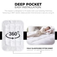 thumbnail image 2 of Full Size Mattress Topper Extra Thick Pillow Top, Cooling Plush Mattress Pad Cover, Soft Breathable Bed Topper for Back Pain Relief with Deep Pocket 8–21”, 2 of 8