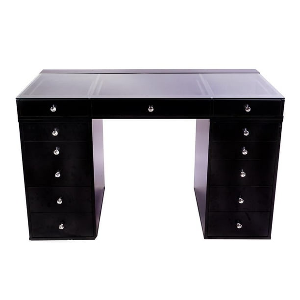 Impressions Vanity Slaystation 2 0 Tabletop Drawer Units Bundle For Mirror Make Up Storage Solid Material Makeup Organizer Desk Living Room Dressing Black Com Impressions Vanity Slaystation 2 0, Makeup Vanity Slaystation 2 0 Tabletop