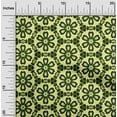 thumbnail image 2 of oneOone Polyester Lycra Dark Green Fabric Florals Quilting Supplies Print Sewing Fabric By The Yard 56 Inch Wide, 2 of 6