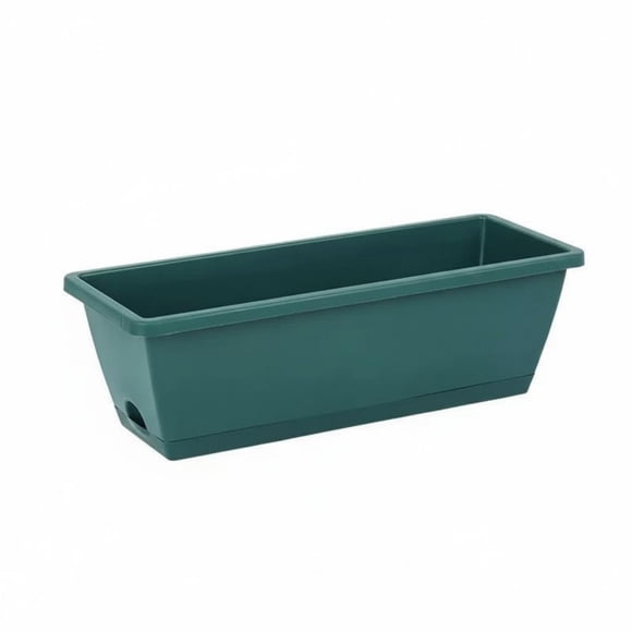 predolo Maceta para Verduras con Plato Material Grueso y Duradero Macetero Rectangular de Plástico Ligero Maceta Rectangular de Plástico para Huerto Urbano