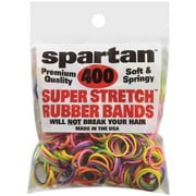 Spartan: Super Stretch Bright Rubber Bands, 400 ct