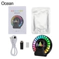 thumbnail image 1 of Magnetic RGB Rhythm Ambient Sound Pick Up Lamp for Car, LED Music Sync Interior Light Bar, Dynamic App Control LED USB Atmosphere Lights for Gaming Room & Vehicle Dashboard, Round Design, 1 of 8