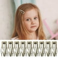 thumbnail image 3 of Soumake 10Pcs Double Grip Hair Clips Women Metal Snap Hair Barrettes Retro Small Hair Pins Headdress Hair Accessories, 3 of 8