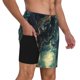 thumbnail image 2 of Balery Enchanted Forest Skull Path Bañador para hombre, shorts de playa de secado rápido con entrepierna y forro de compresión-3X-Large, 2 of 6