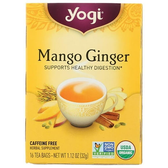 Yogi Tea - Mangue Gingembre, 16 Sachets, 1.1 oz