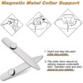 thumbnail image 5 of 3 Pairs Of Stainless Steel Collar Reinforcement, Collar Stay Shirt Collar Botao, 5 of 5