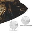 thumbnail image 3 of Sikiie Metal Evil Skull Pillow Covers, Throw Pillow Case Cushion Covers,Cushion for Bedroom,Couch,Home-16"x24", 3 of 6