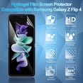 thumbnail image 2 of Screen Film Protector with Squeegee for Samsung Galaxy Z Flip 4, 2 Pack, 2 of 4