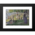 thumbnail image 2 of Georges Seurat 14x11 Black Modern Framed Museum Art Print Titled - A Sunday on the Grande Jatte (1884), 2 of 5