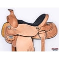 thumbnail image 4 of 15 In Western Horse Saddle American Leather Ranch Roping Cowboy Hilason, 4 of 8