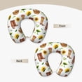 thumbnail image 3 of Disketp Rustic Western Charm Travel Pillow Memory Foam Neck Pillow Support Pillow for Camping, Sleeping Rest Cushion Airplane Pillow, 3 of 8