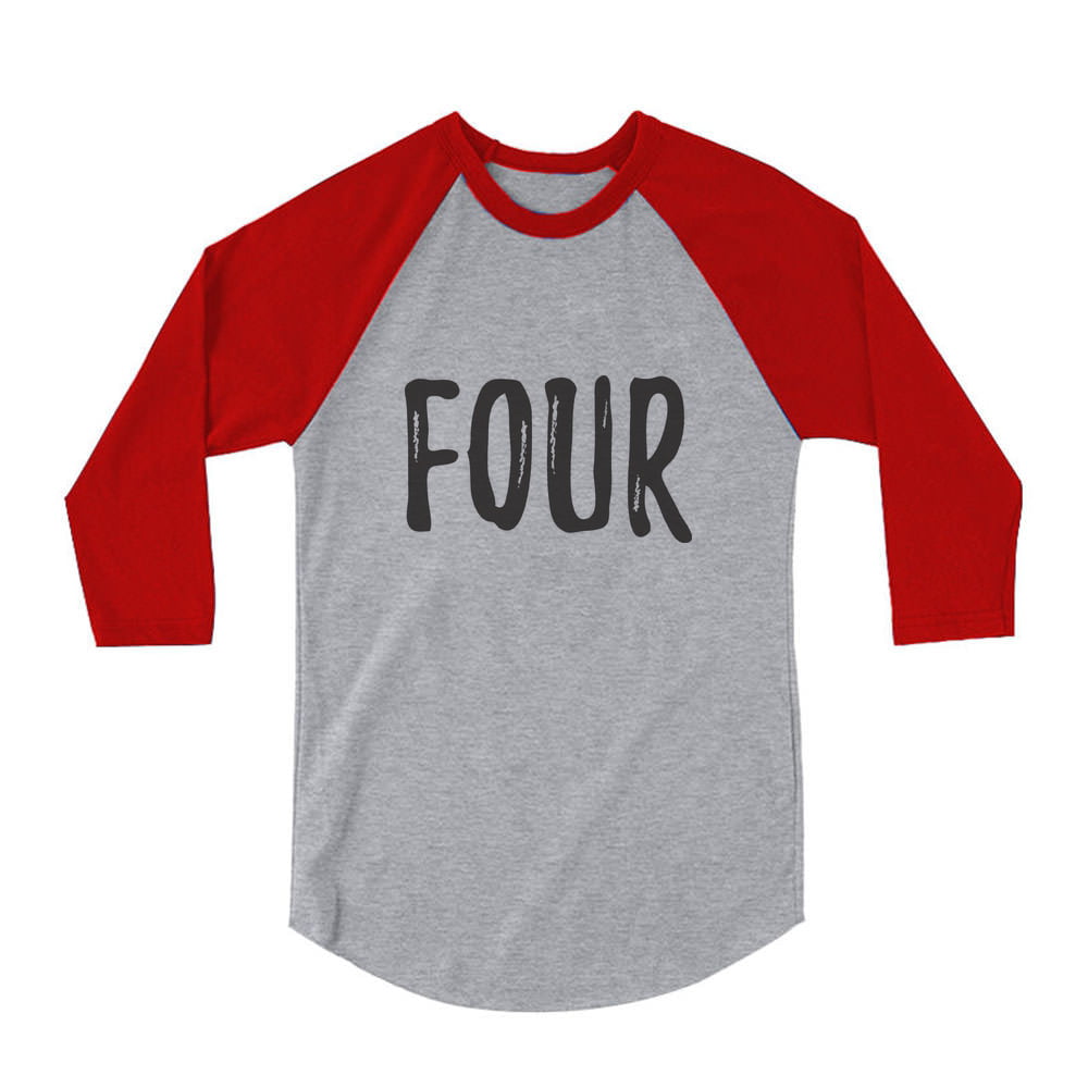4th Birthday Gift for Four Year old Baseball Toddler Kids T-Shirt 4 year old 