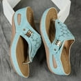 thumbnail image 6 of Dakaela Orthopedic Sandals for Women 2025 Arch Support Wedge Flip Flops Summer Platform Walking Slides, 6 of 8