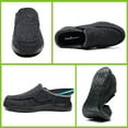 thumbnail image 2 of OrthoComfoot Mens Slippers with Arch Support Plantar Fasciitis Orthopedic House Shoes Slip On Moccasin Slippers for Indoor Outdoor, 2 of 6