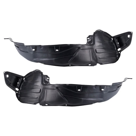 TRQ Front Inner Fender Liner Set Fits Select 2002-2005 Honda Civic HO1248119 HO1249119