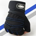 thumbnail image 4 of Gants d'Entraînement Demi-Doigt Gants de Musculation Gants de Cyclisme avec Enveloppe de Poignet, 4 of 10