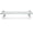 Polished Chrome, variant on Alno A6427-24-SN Linear 24" Wide Solid Brass Modern Bathroom Towel Rod Bar - Nickel