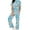 B2-Flower Light Blue, variant on Chiclily Women's Loungewear Sets 2 Piece Pajama Sets Matching Outfits T-shirt Long Pants Lounge Set Sweatsuits, Flower Pink Small