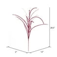 thumbnail image 2 of Vickerman 29" Mauve Glitter Harvest Artificial Christmas Spray. Includes 6 sprays per pack., 2 of 3