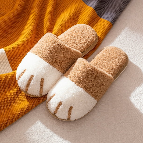 Zapatillas suaves de de dibujos animados para mujer y hombre, de invierno de para jardín, zapatillas cálidas para interior 40 a 41 Salvador Zapatillas de invierno