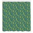 thumbnail image 3 of Ambesonne Botanical Shower Curtain, Nature Abstract Branches, 69"Wx84"L, Teal Dark Seafoam, 3 of 5