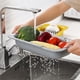 thumbnail image 3 of Over the Sink Colander Strainer Basket - Wash Vegetables and Fruits, Drain Cooked Pasta and Dry Dishes - Extendable, 3 of 5