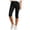X-Black, variant on White Skinny Denim Capris Jeans Women Button Closure Stretchy Slim Fitting Casual Summer Tight Streetwear White M