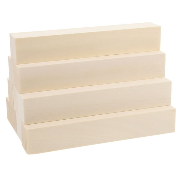GAXIRE 10Pcs Whittling Wood Blocks Basswood Kit Ideal for Carving and Painting