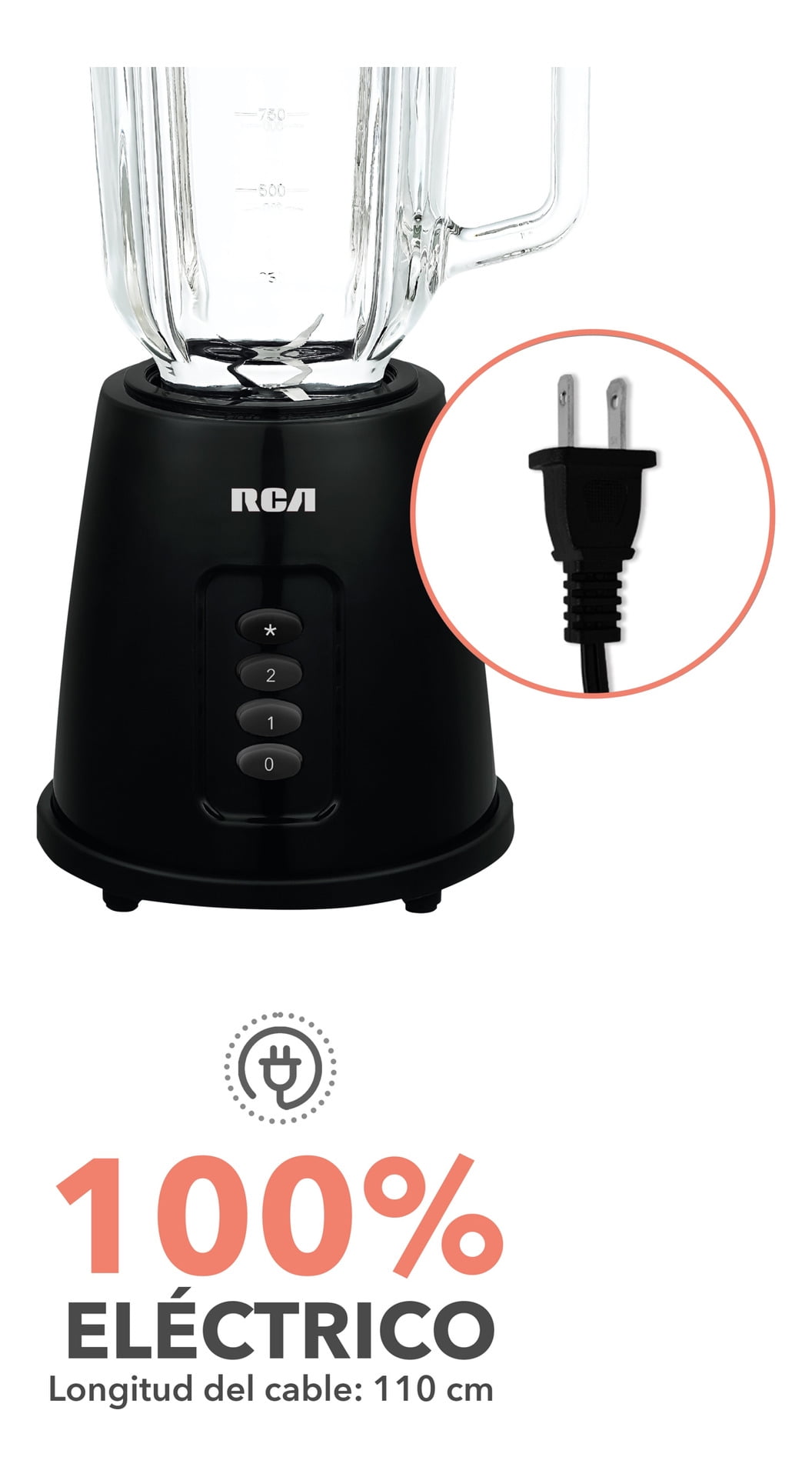 Licuadora con 2 Velocidades RCA RC L2 Bodega Aurrera en linea