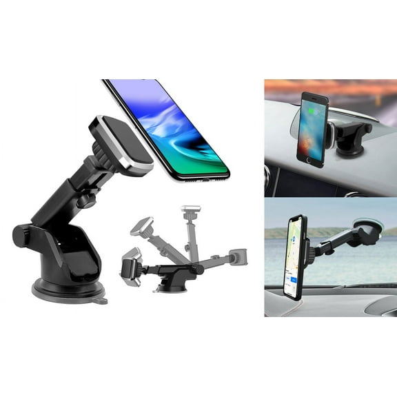 Overtime Universal Magnetic Car Dash & Windshield Mount GPS / Phone Holder