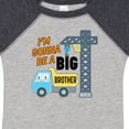 thumbnail image 4 of Inktastic Im Gonna Be a Big Brother- Truck and Crane Boys Baby Bodysuit, 4 of 5