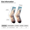 thumbnail image 2 of Balery Cute Cloud Cat Pattern Crew Socks Unisex– Soft & Breathable Socks for Men & Women, One-Size Fits Most (US 5-11), Comfortable & Durable for Daily Wear, 2 of 6