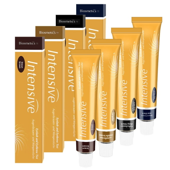 Biosmetics Intensive Eyelash & Eyebrow Tint Dye Tube (Four Colors)