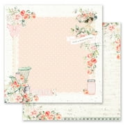 PRIMA MARKETING INC Peach Tea - Collection 12x12 Sheet - The Sweetest Feeling - 12x12 in, w/ foil details UPC 655350997472