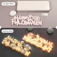 thumbnail image 5 of Konghyp Halloween Decorative Lights Luminous Alphabet Lights LED Party Hanging Decorations with Suction Cups, Battery Powered, Indoor Outdoor Halloween Window Lights, Spooky Night Decor, 5 of 6