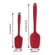 thumbnail image 2 of 4uds Silicona Espátula Calor Resistente Sin-Rayones Cocina Goma Torneros Anti-adherente Espátula para Cocinar Hornear y Mezclar rojo, 2 of 7