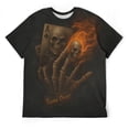 thumbnail image 3 of LAOLIUSN Men's Skull Graphic T-Shirt Summer Short Sleeve Tops, S-4XL, 3 of 7