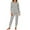 1-White, variant on CLOISE Womens Long Sleeve Pajama Sets Valentines Pjs Sets Pockets Tops and Pant Heart Lounge Set 2 Piece Loungewear White