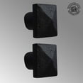 thumbnail image 2 of Black Square Iron Kitchen Cabinet Knob Pull Decorative Rust Resistant Powder Coat Finish Vintage Metal Knobs Drawer Pull Handle w/Screws Renovators Supply, 2 of 5