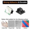 thumbnail image 2 of 100Pcs Self-Adhesive Cable Clips - Cord Stick Organizer  Wire Holders Clamps Mounts, 2 of 6