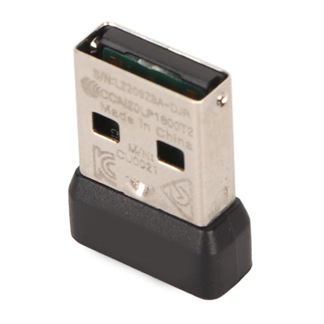 Adaptador De Ratón USB, Receptor USB De Señal Estable ABS Duradero Ligero De 2,4 GHz Para Juegos