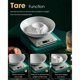 thumbnail image 5 of Food Scales 22lb Digital Kitchen Scale Weight Grams and Ounces for Baking Cooking Coffee LCD Display 10 Kg with 1 G, 5 of 5