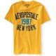 thumbnail image 1 of Aeropostale Mens 1987 New York Painted Graphic Camiseta, Amarillo, XX-Large Aeropostale Camiseta gráfica, 1 of 1