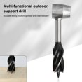 thumbnail image 2 of Naiovety Broca de Metal trenzado para manualidades, 4 flautas, Manual para exteriores, perforadora de para emergencias, herramienta carpas, 2 of 6